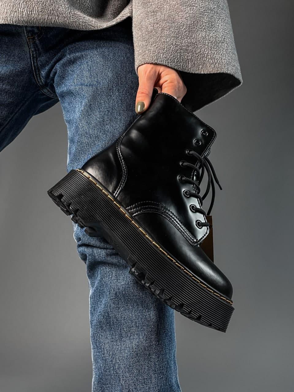 Dr. Martens 1460 JADON High Fur Black No Logo (Без строчки)