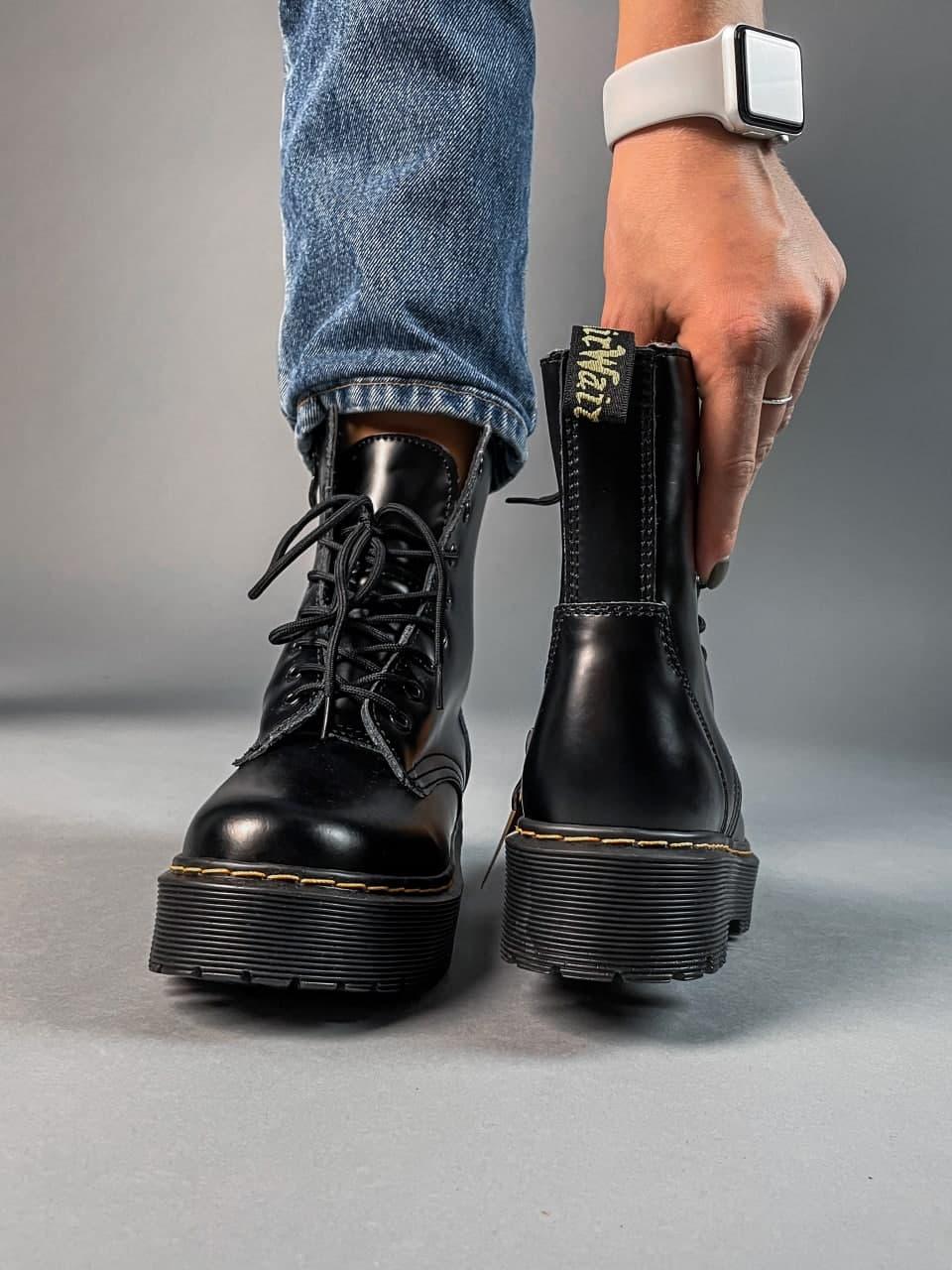 Dr. Martens 1460 JADON High Fur Black No Logo (Без строчки)