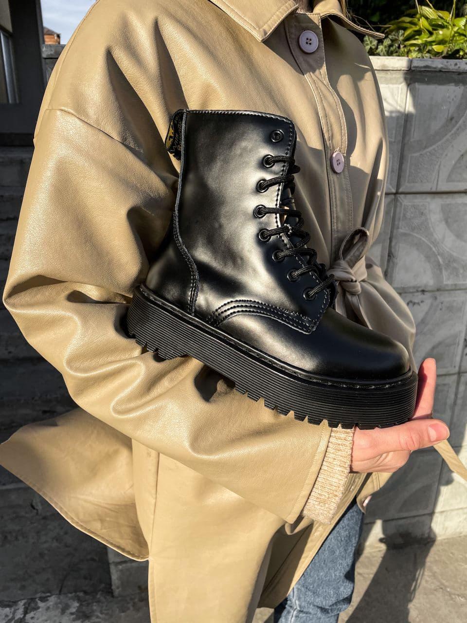 Dr. Martens JADON Black No Logo (Молнія) 11