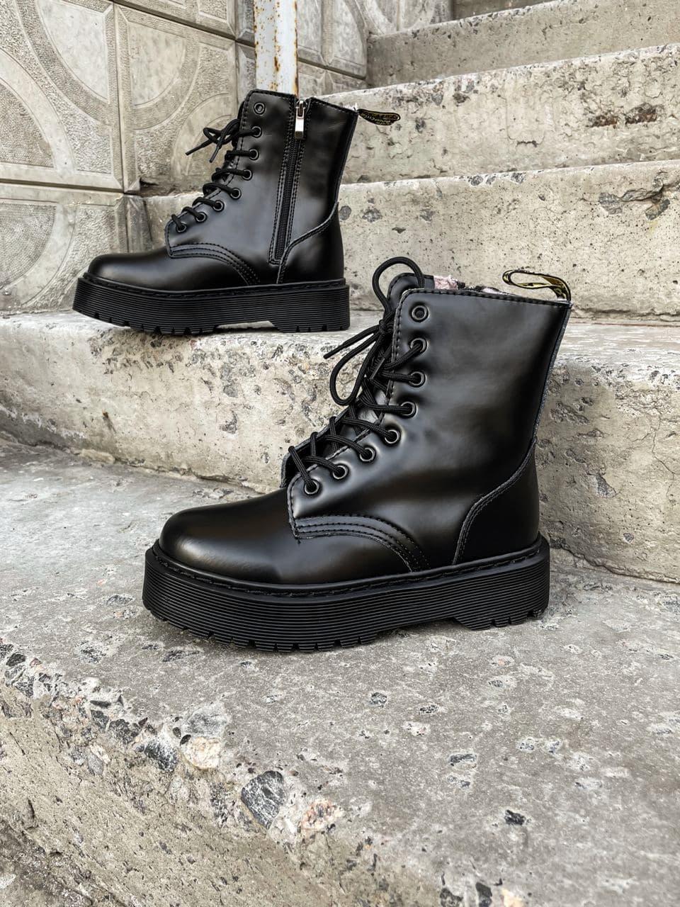 Dr. Martens JADON Black No Logo (Молнія) 11