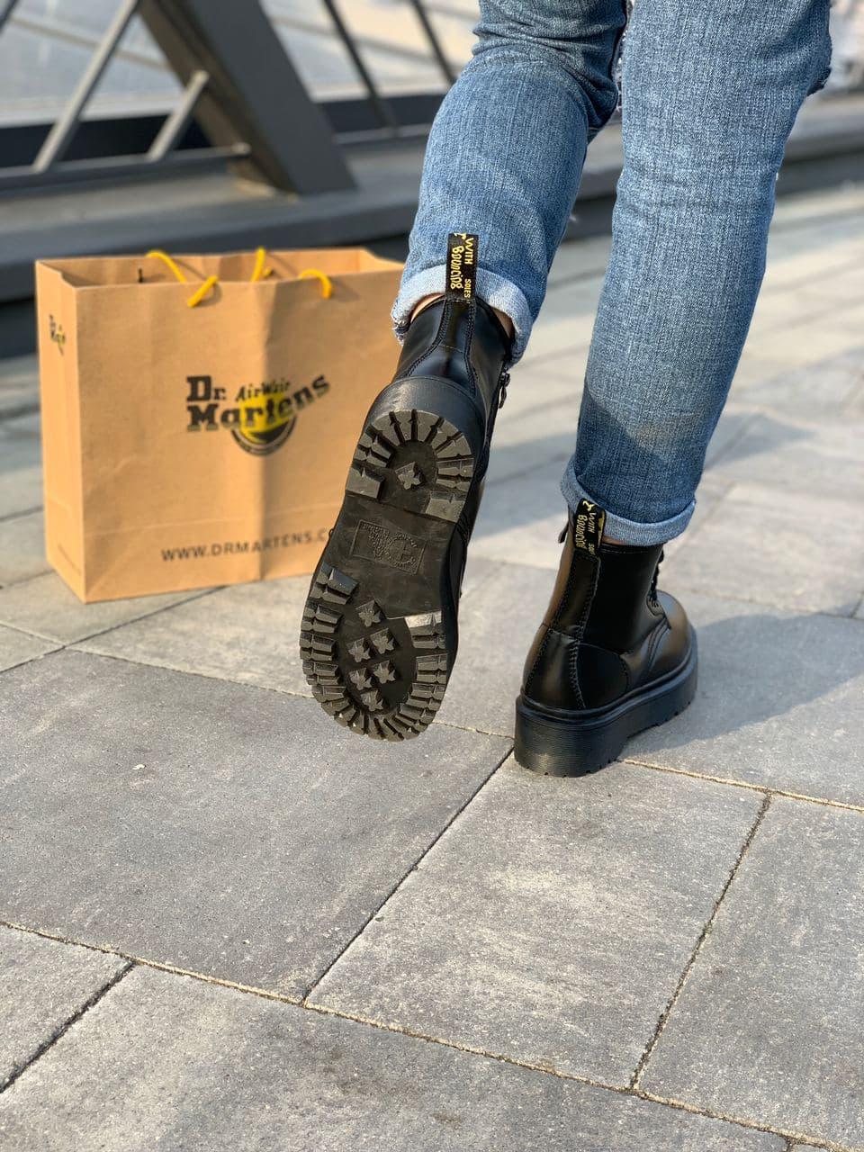Dr. Martens JADON Black No Logo (Молнія) 6
