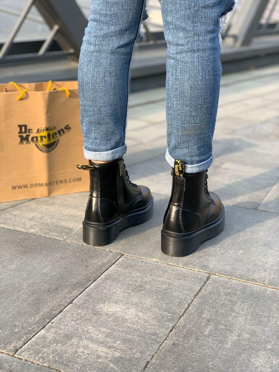 Dr. Martens JADON Black No Logo (Молнія) 6