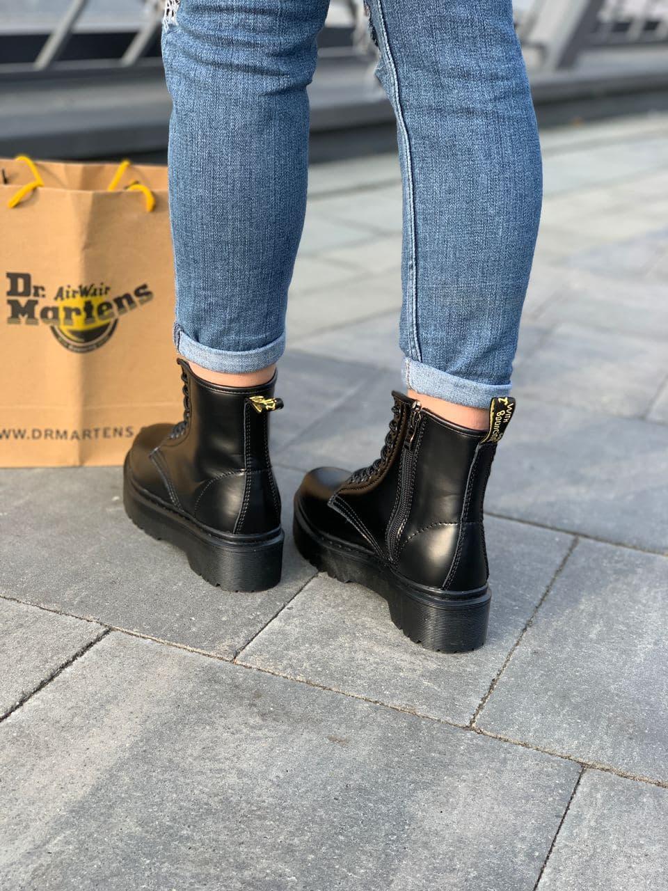 Dr. Martens JADON Black No Logo (Молнія) 6