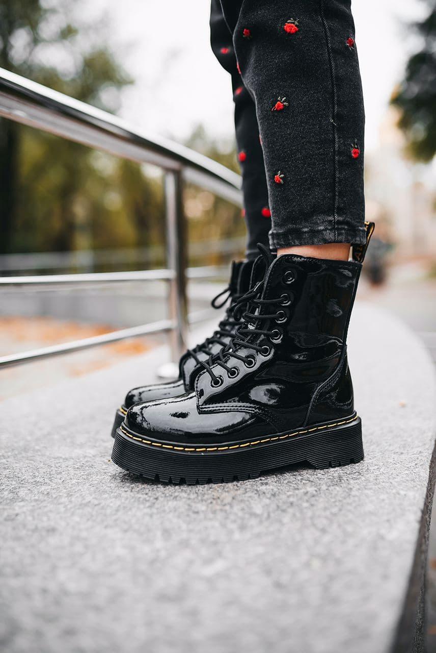Dr. Martens JADON Patent Black No Logo 2
