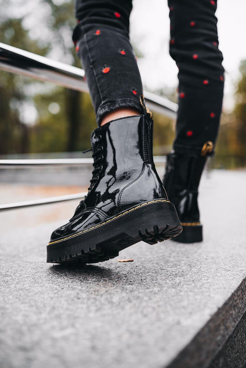 Dr. Martens JADON Patent Black No Logo 2