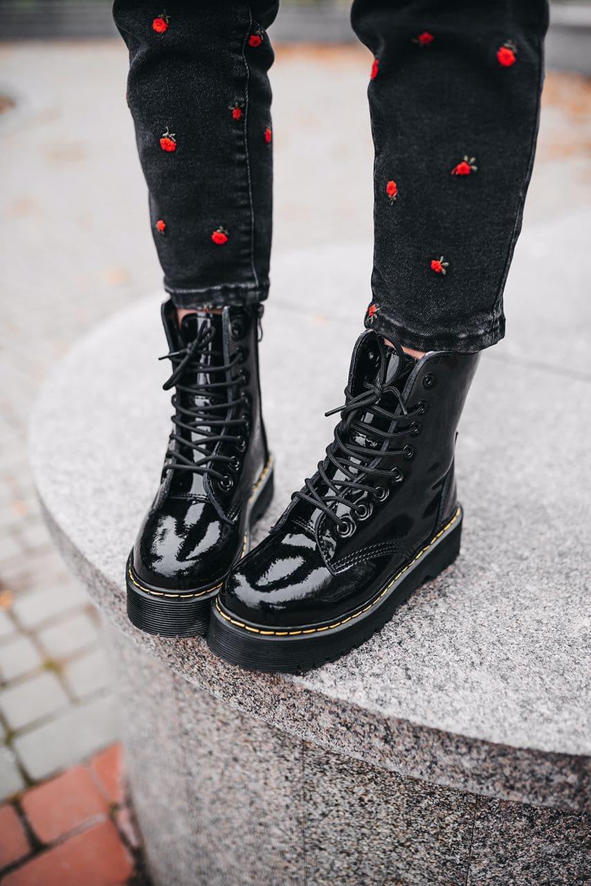 Dr. Martens JADON Patent Black No Logo 2