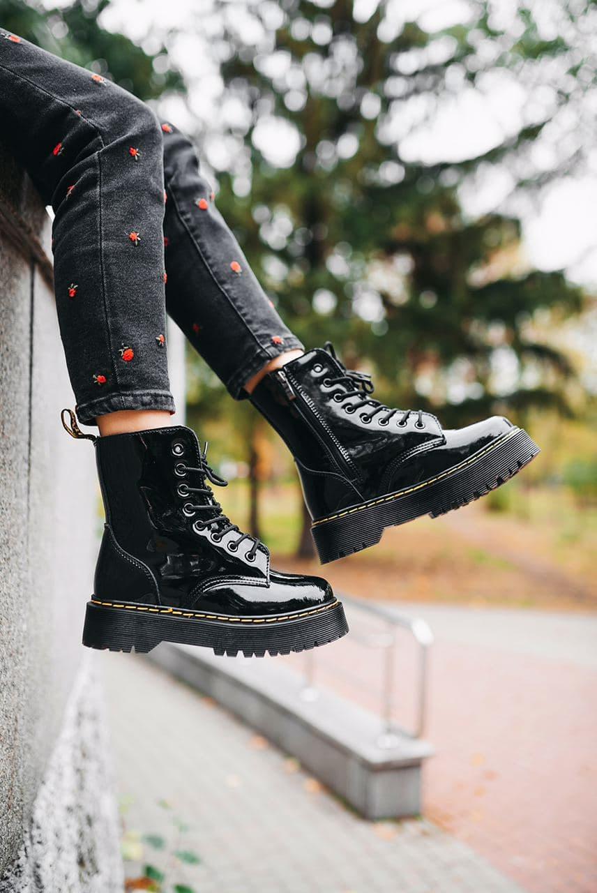 Dr. Martens JADON Patent Black No Logo 2