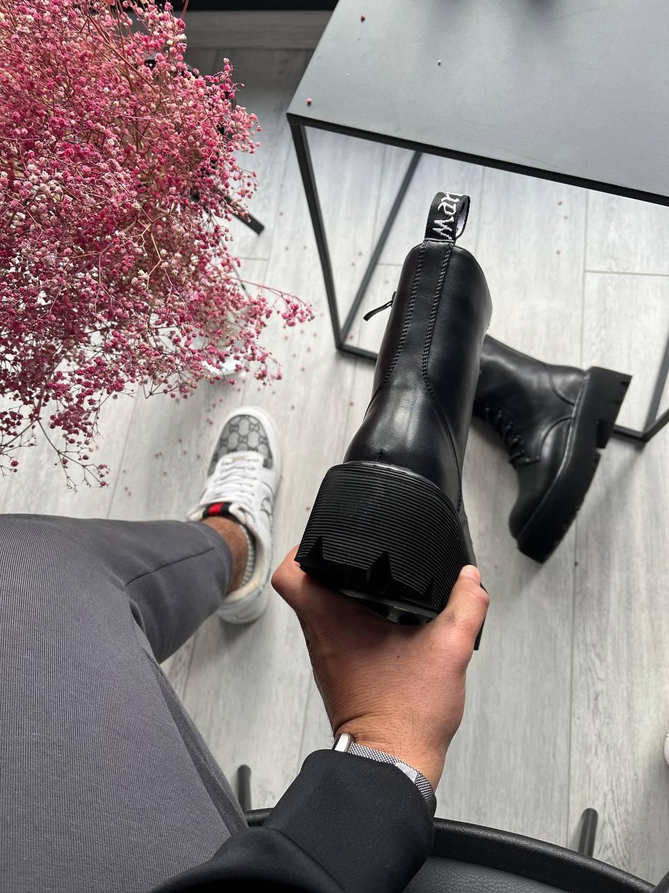 Dr. Martens JADON Full Black No Logo (Молнія)