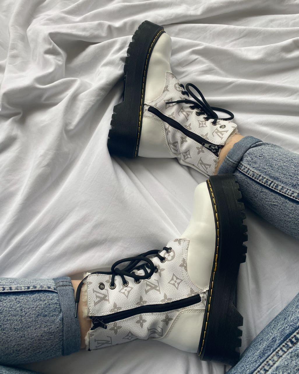 Dr. Martens JADON LV Custom White (Молнія) 1