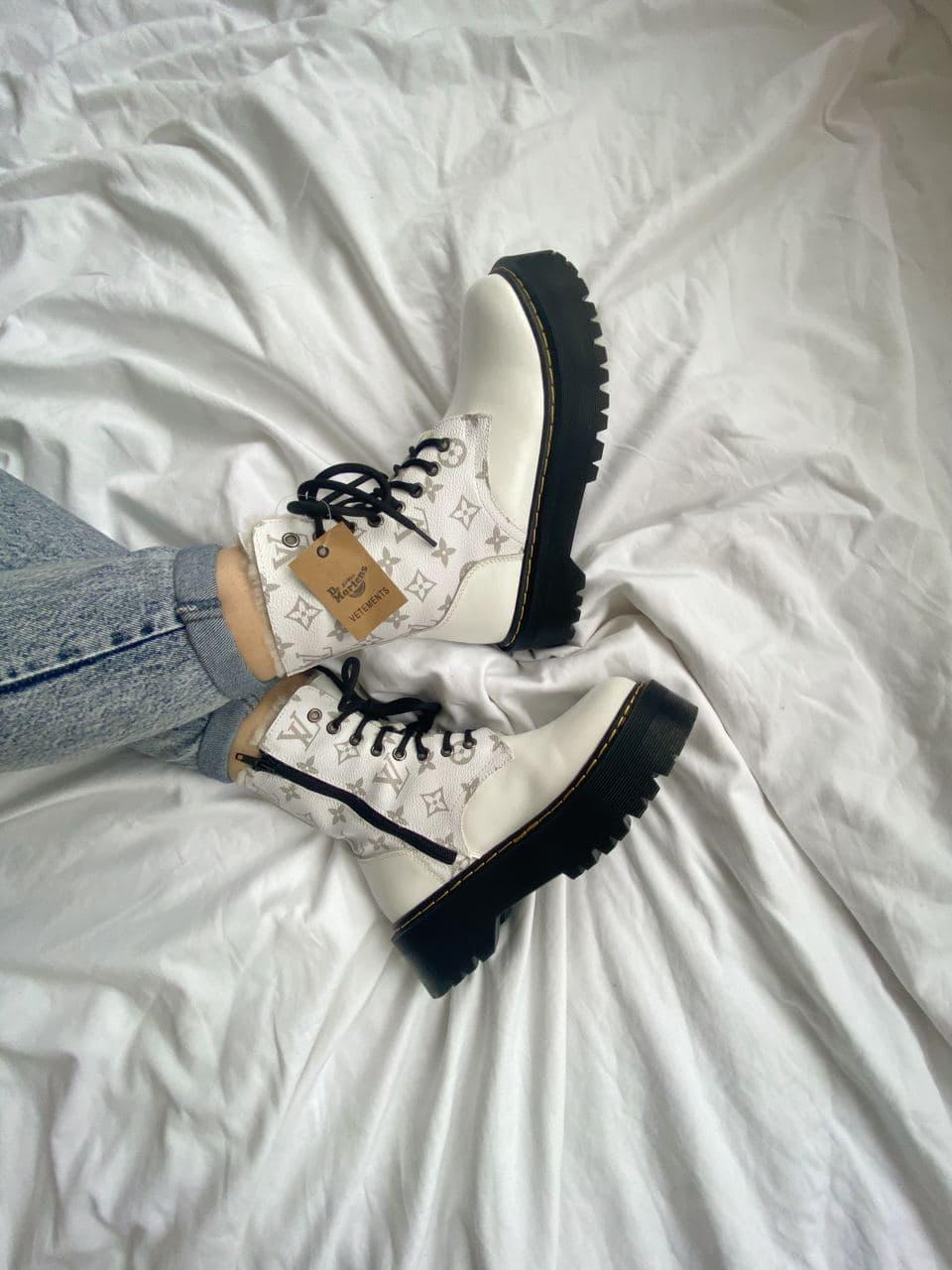 Dr. Martens JADON LV Custom White (Молнія) 1