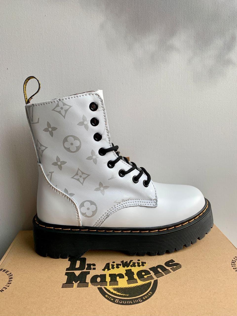 Dr. Martens JADON LV Custom White (Молнія)