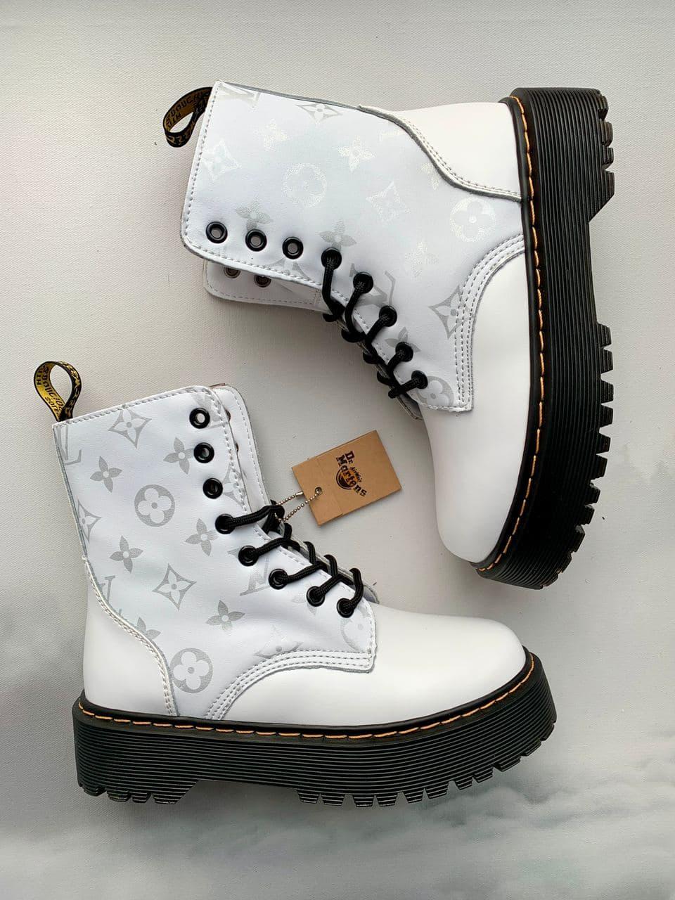 Dr. Martens JADON LV Custom White (Молнія)