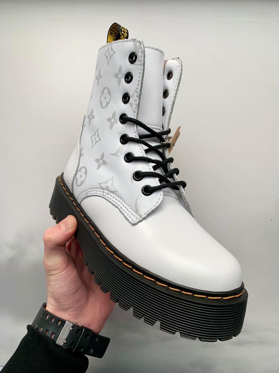 Dr. Martens JADON LV Custom White (Молнія)