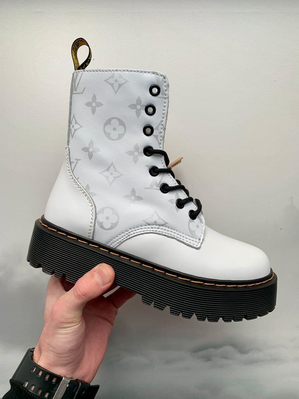 Dr. Martens JADON LV Custom White (Молнія)