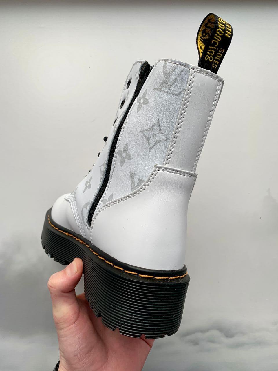 Dr. Martens JADON LV Custom White (Молнія)