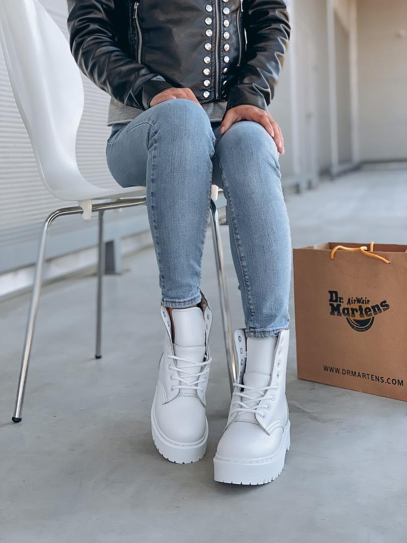 Dr. Martens JADON Mono White No Logo 3