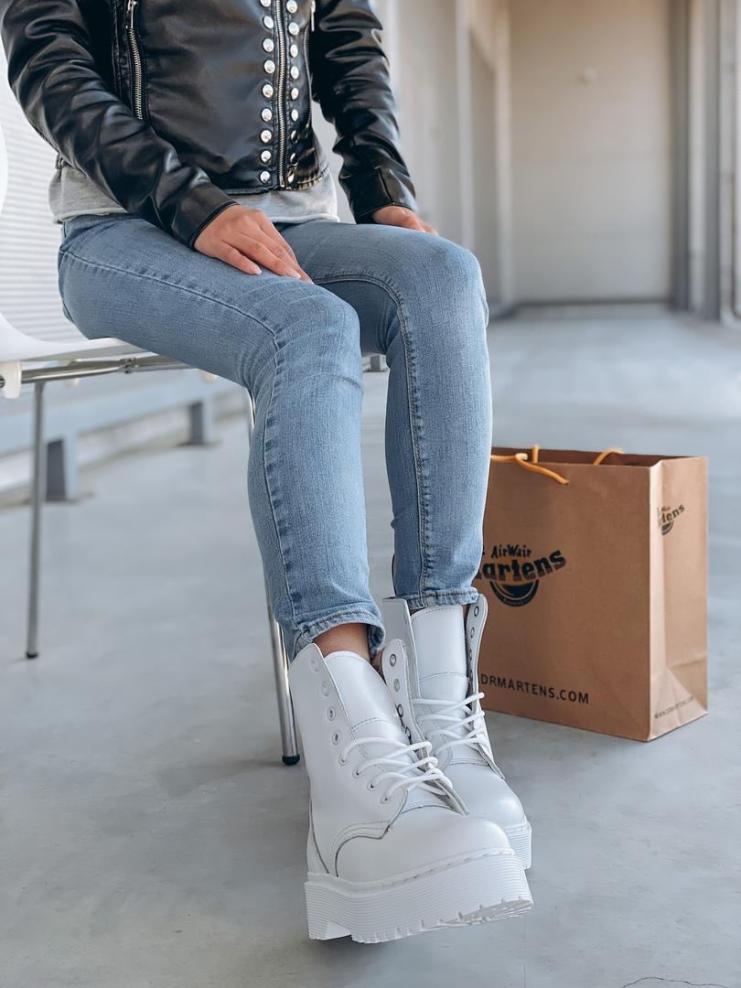 Dr. Martens JADON Mono White No Logo 3