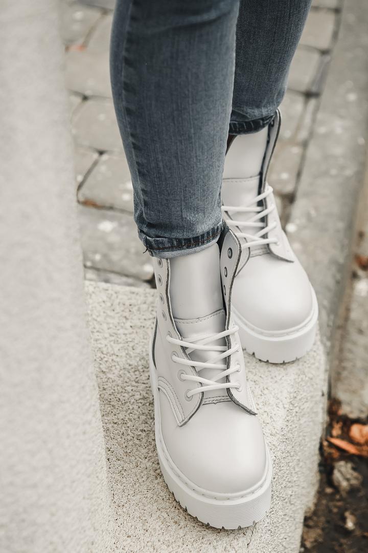 Dr. Martens JADON Mono White No Logo 3