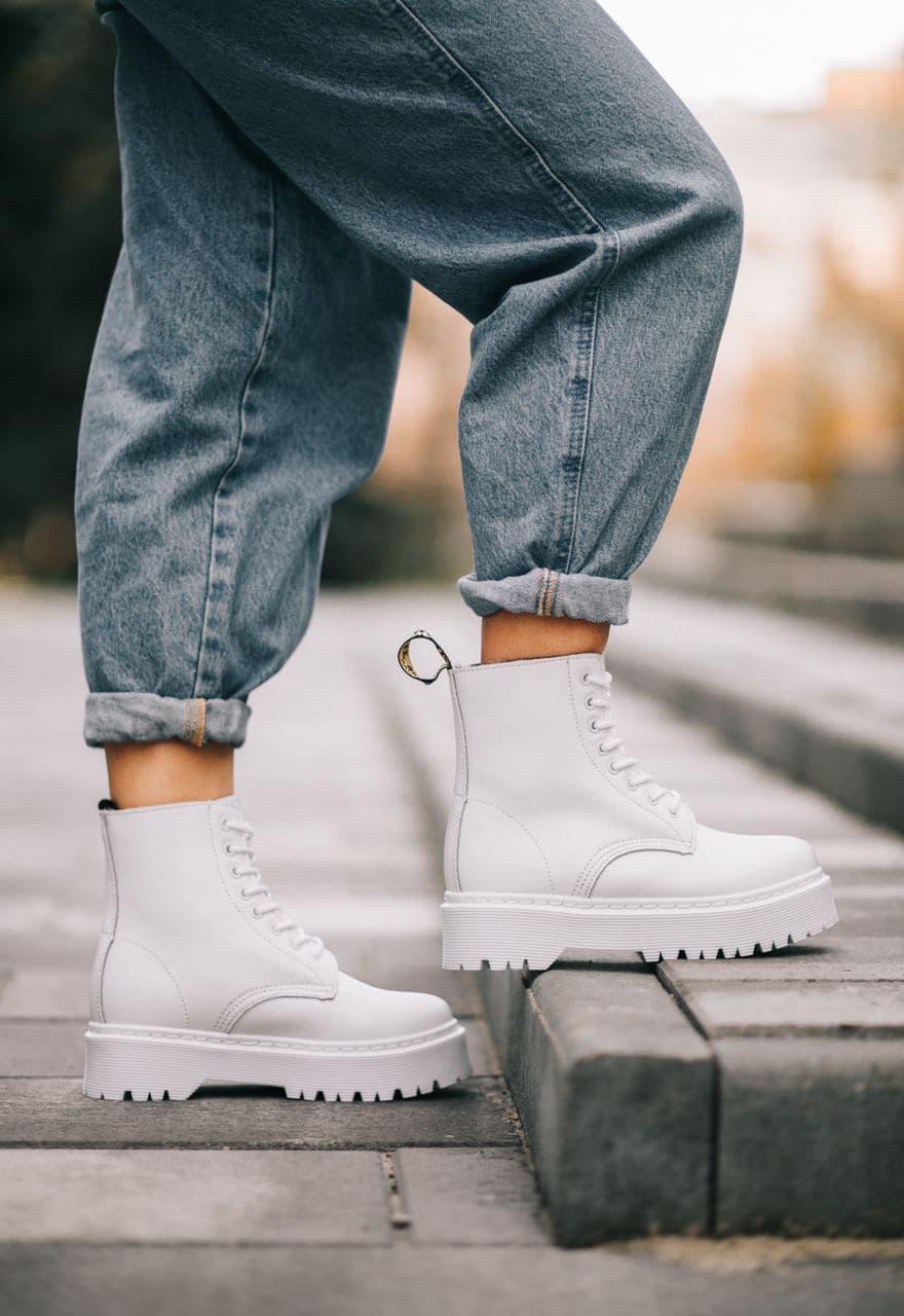 Dr. Martens JADON Mono White Fur No Logo