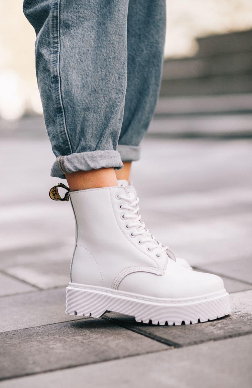 Dr. Martens JADON Mono White Fur No Logo