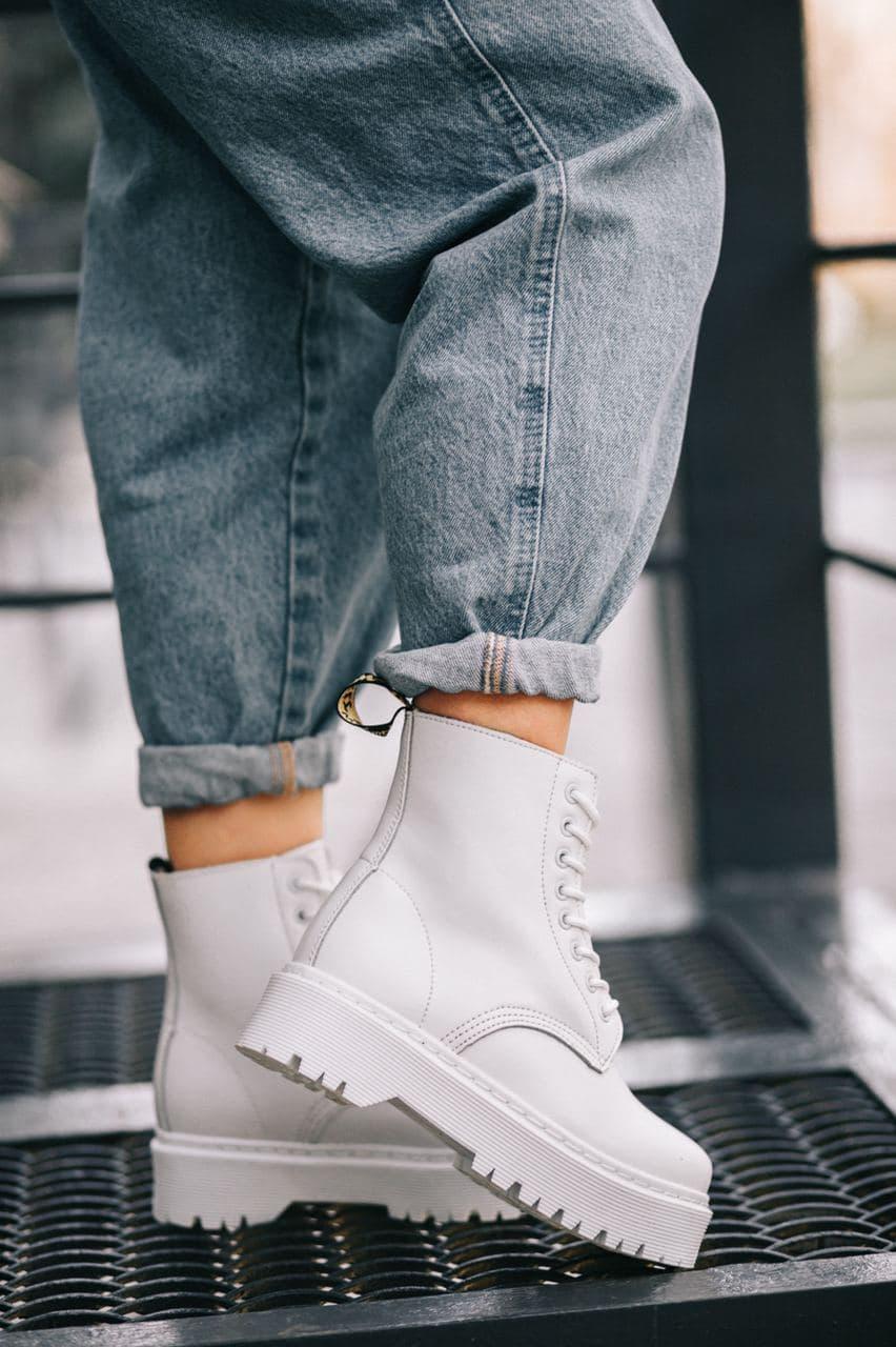 Dr. Martens JADON Mono White Fur No Logo