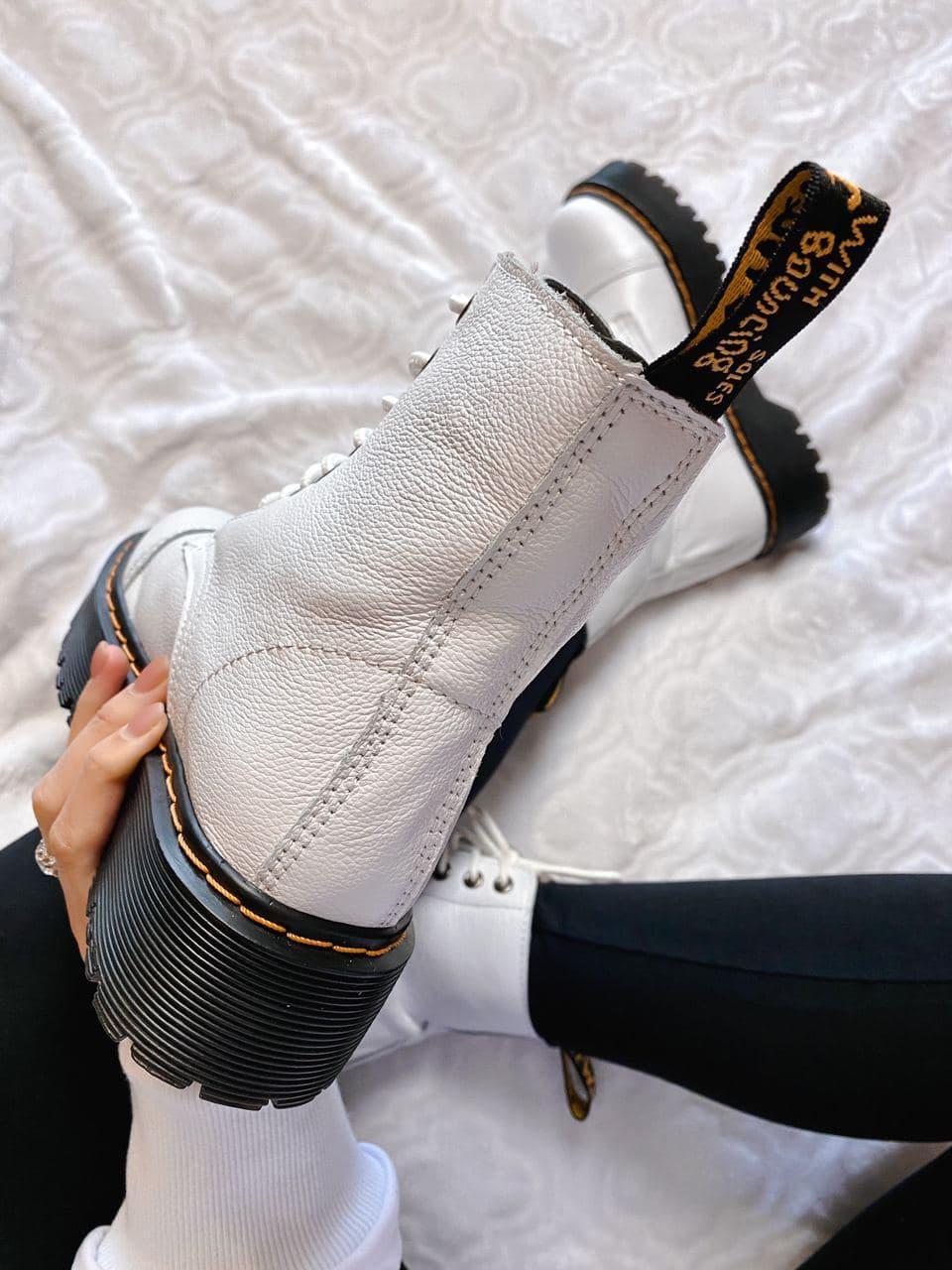 Dr. Martens JADON White Black No Logo 3