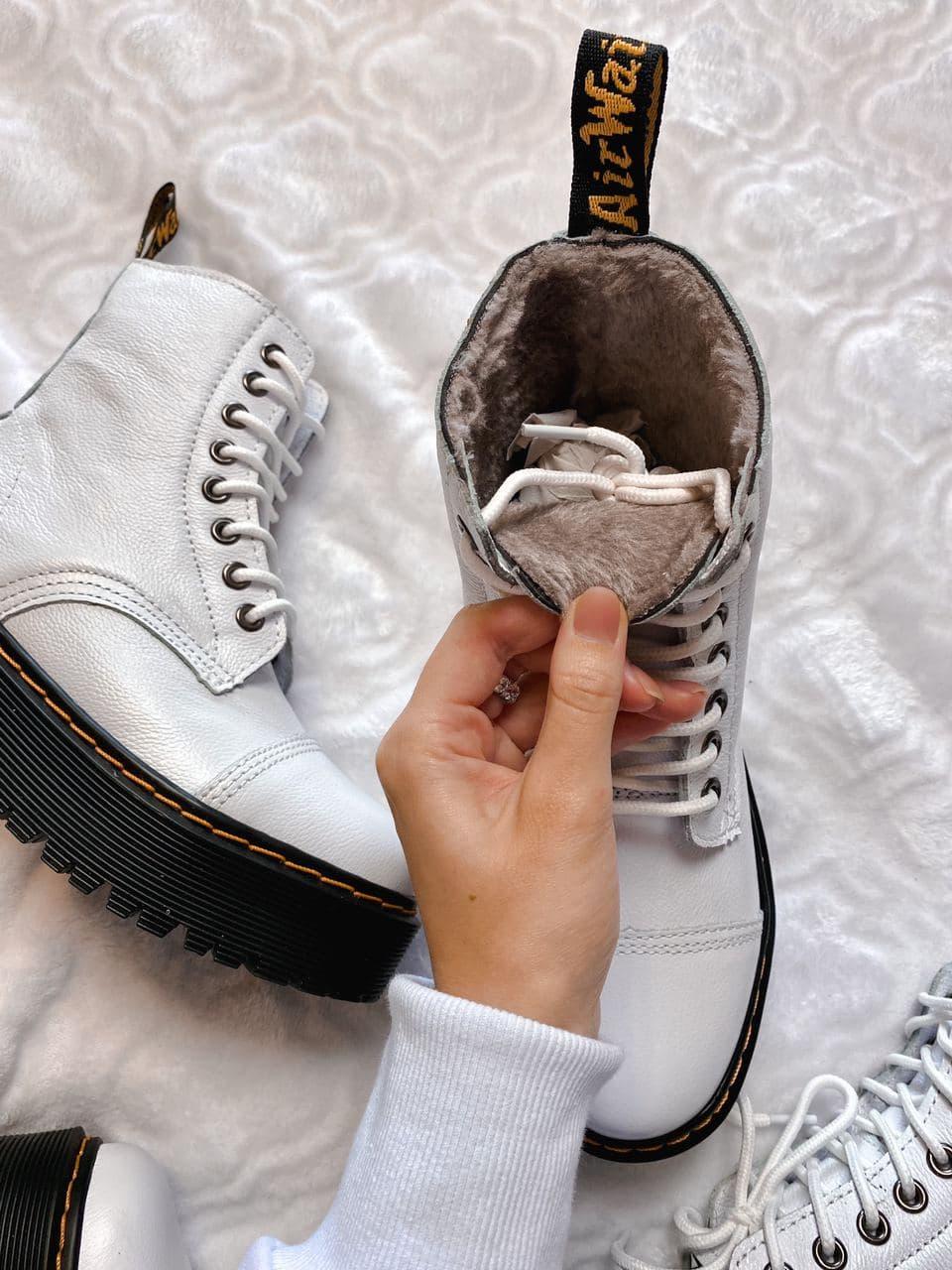 Dr. Martens JADON White Black No Logo 3
