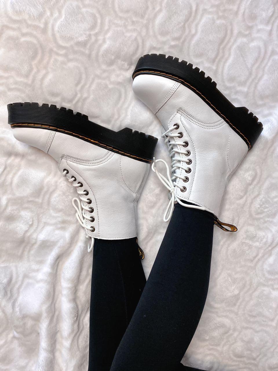 Dr. Martens JADON White Black No Logo 3
