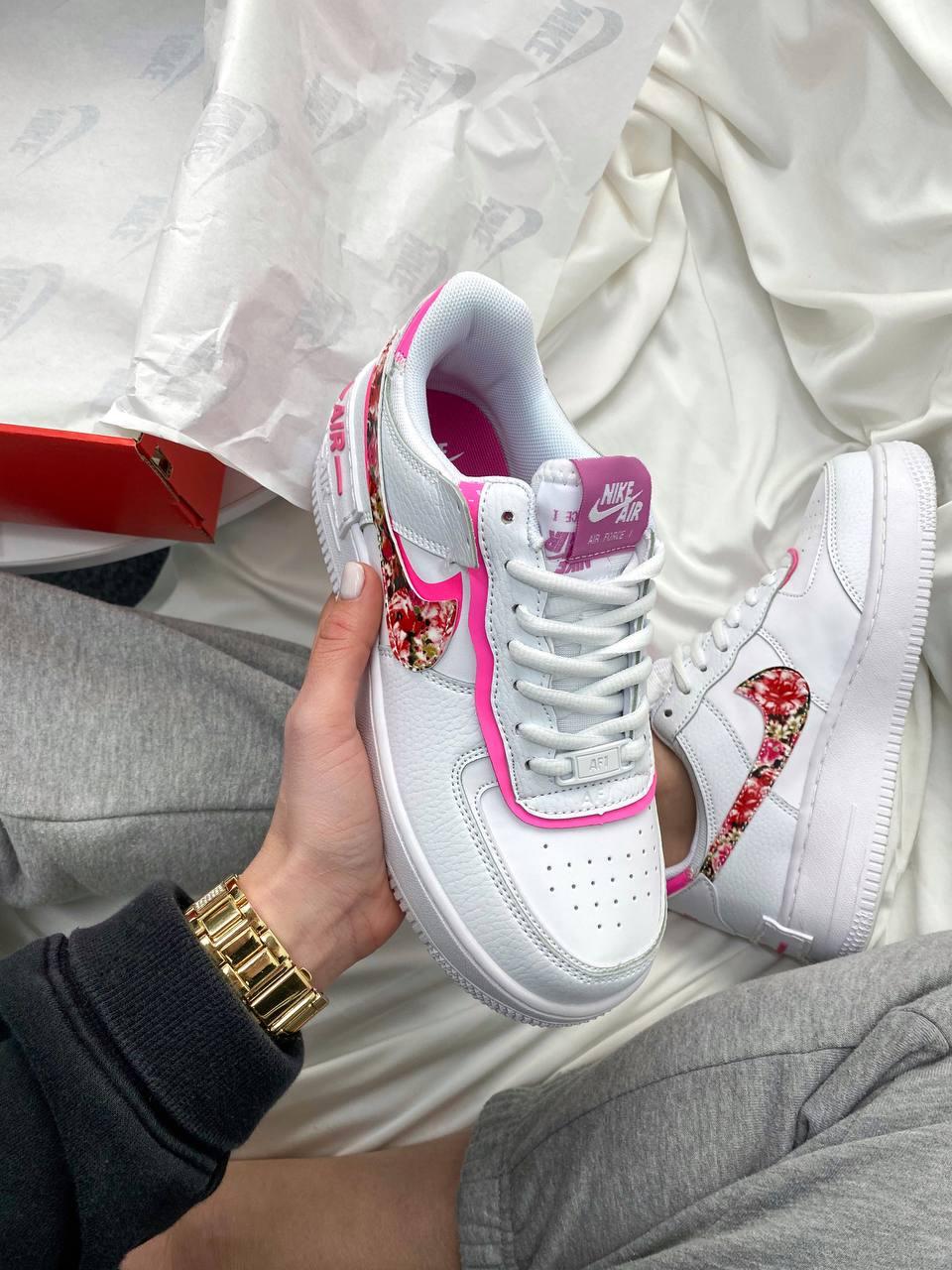 Nike Air Force 1 SHADOW White Pink 1