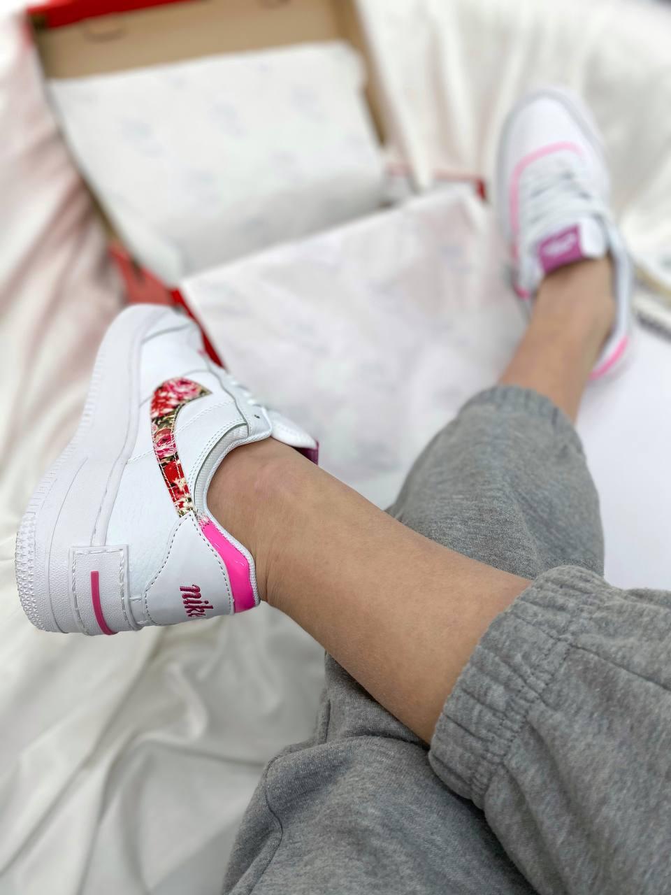 Nike Air Force 1 SHADOW White Pink 1