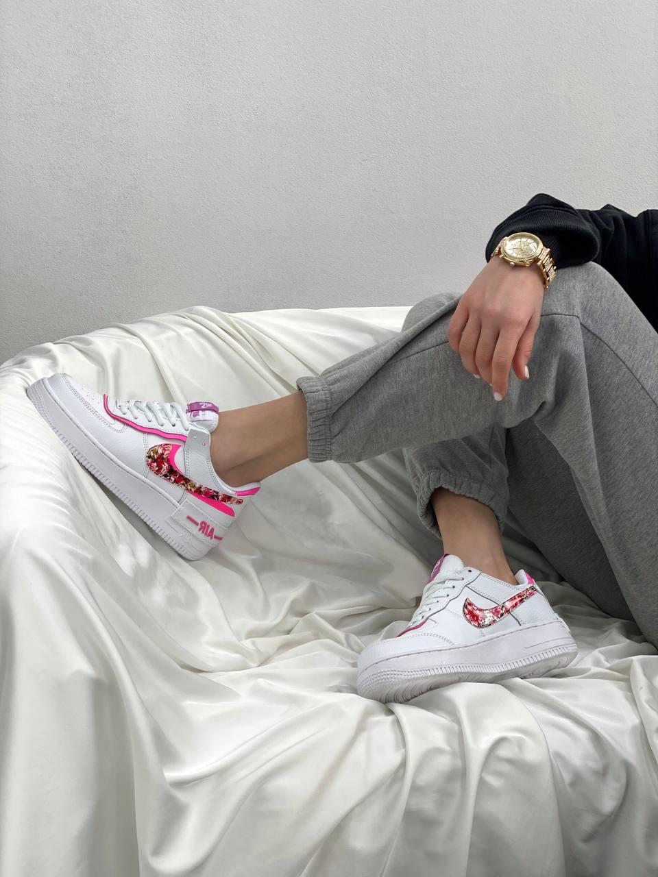 Nike Air Force 1 SHADOW White Pink 1