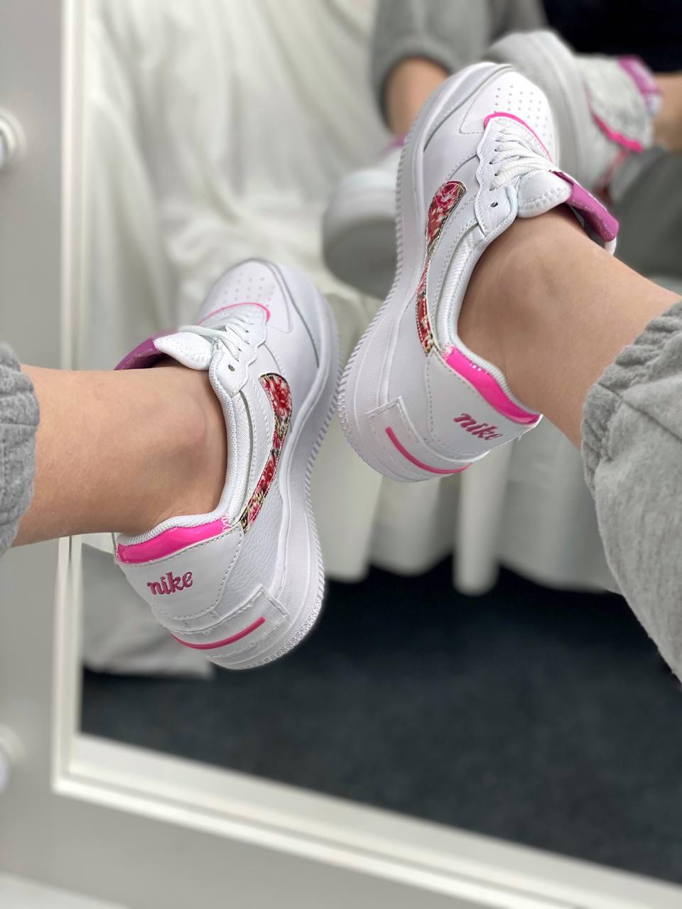 Nike Air Force 1 SHADOW White Pink 1