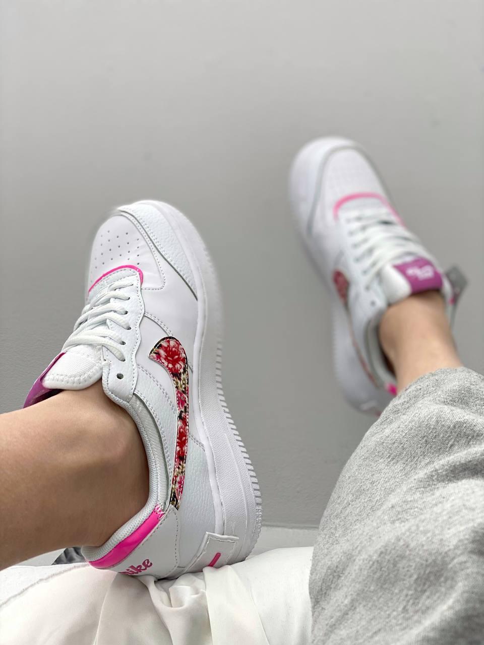 Nike Air Force 1 SHADOW White Pink 1