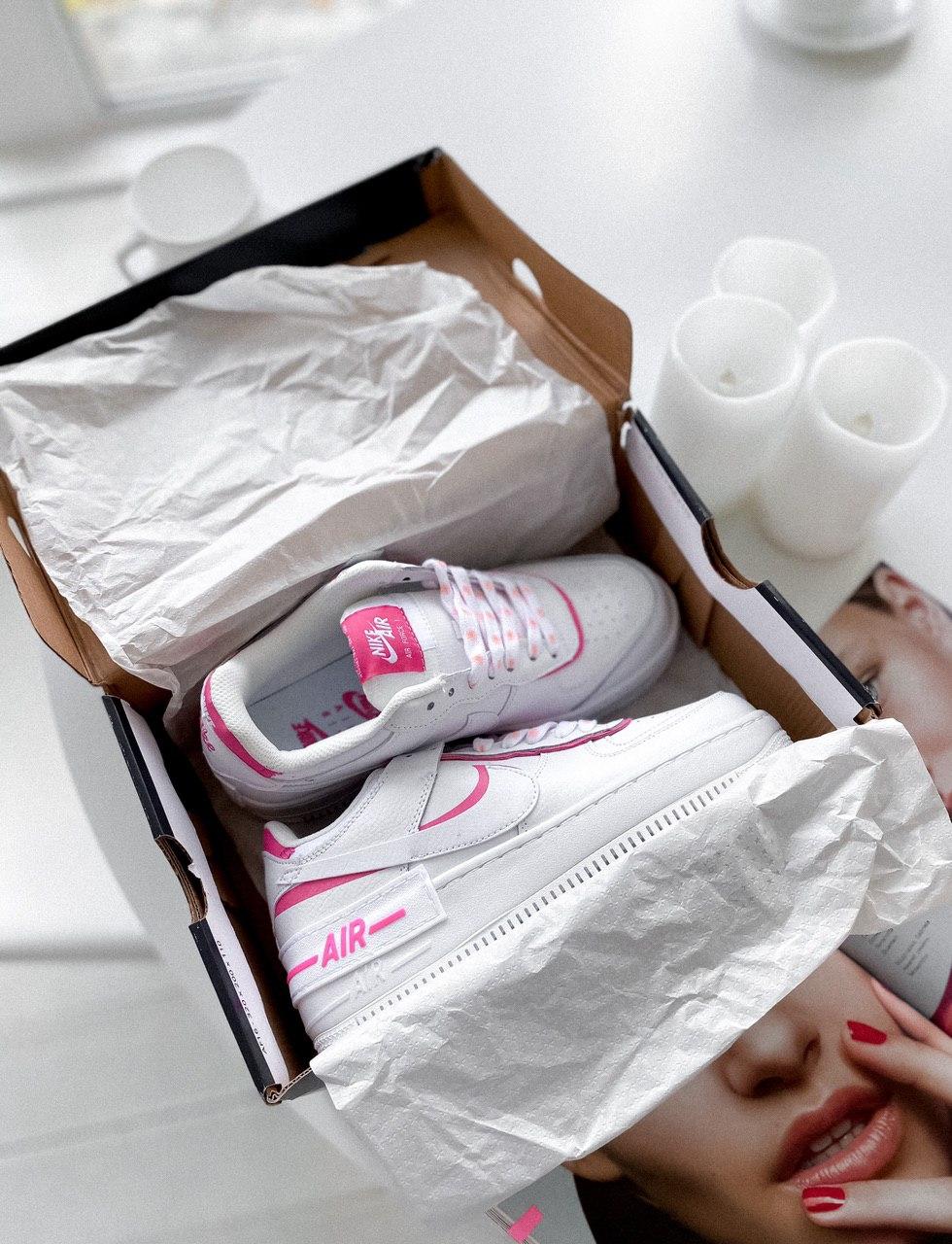 Nike Air Force 1 SHADOW Pink White 3