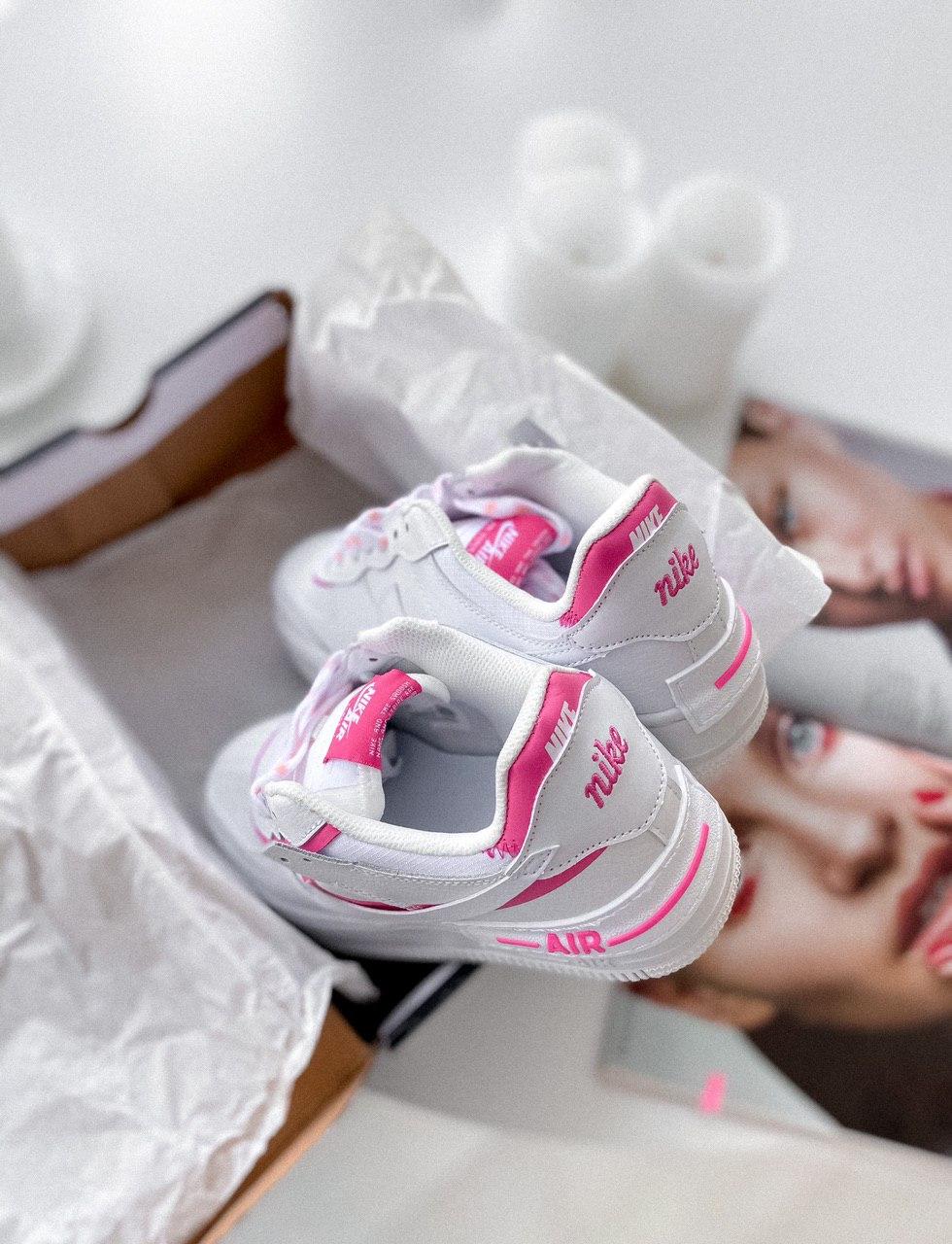 Nike Air Force 1 SHADOW Pink White 3