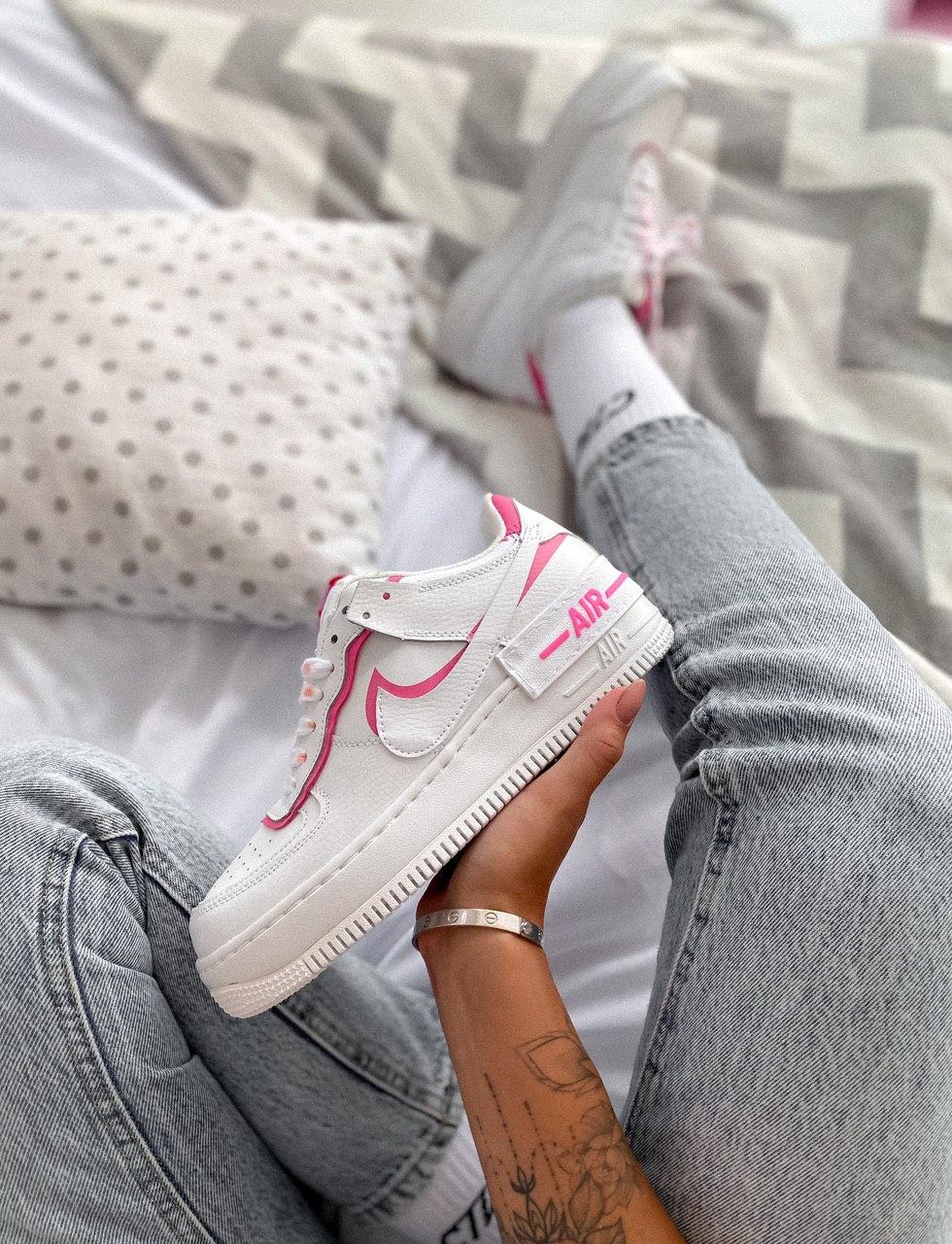 Nike Air Force 1 SHADOW Pink White 3