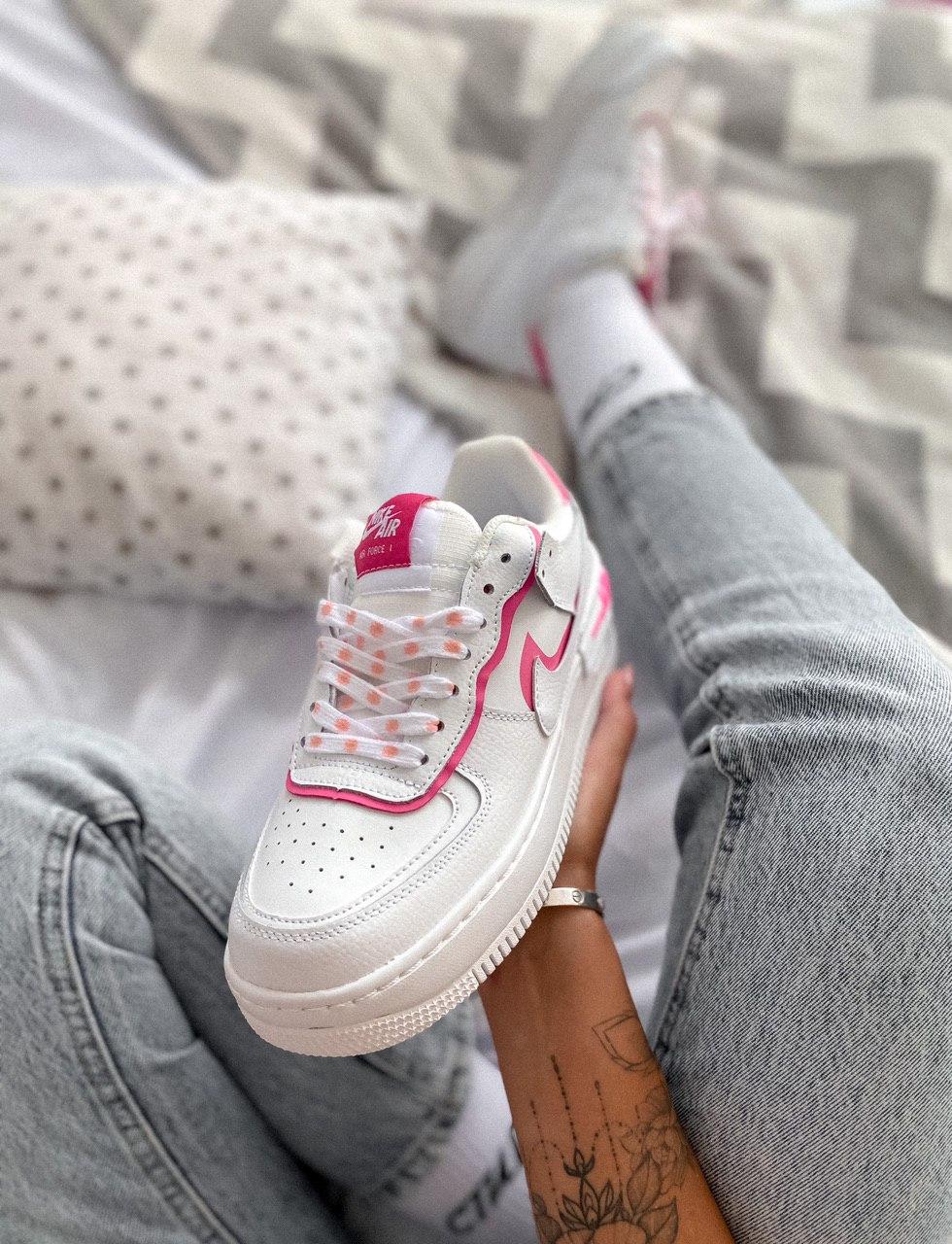 Nike Air Force 1 SHADOW Pink White 3