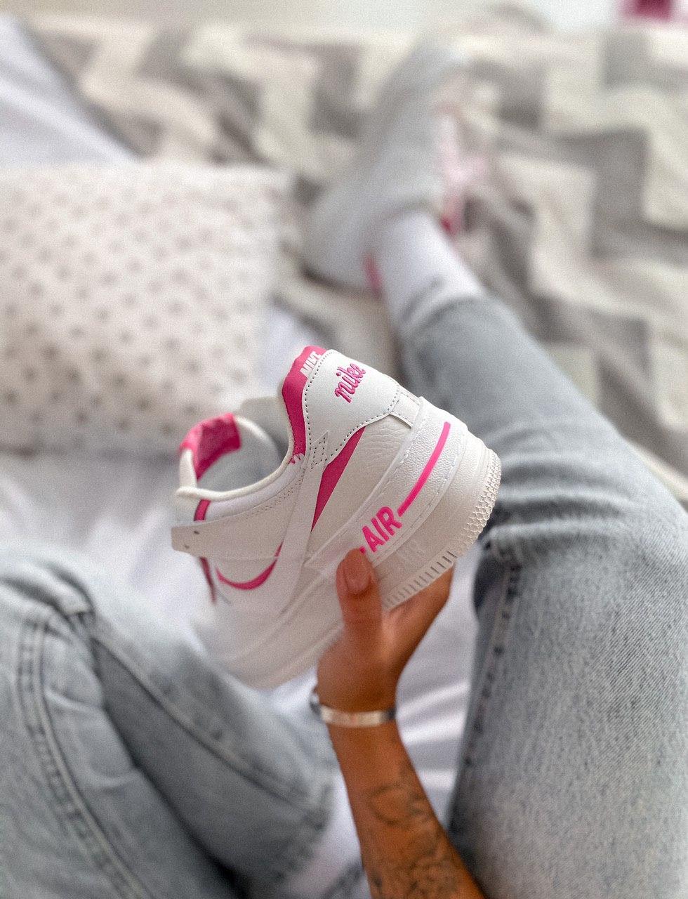 Nike Air Force 1 SHADOW Pink White 3