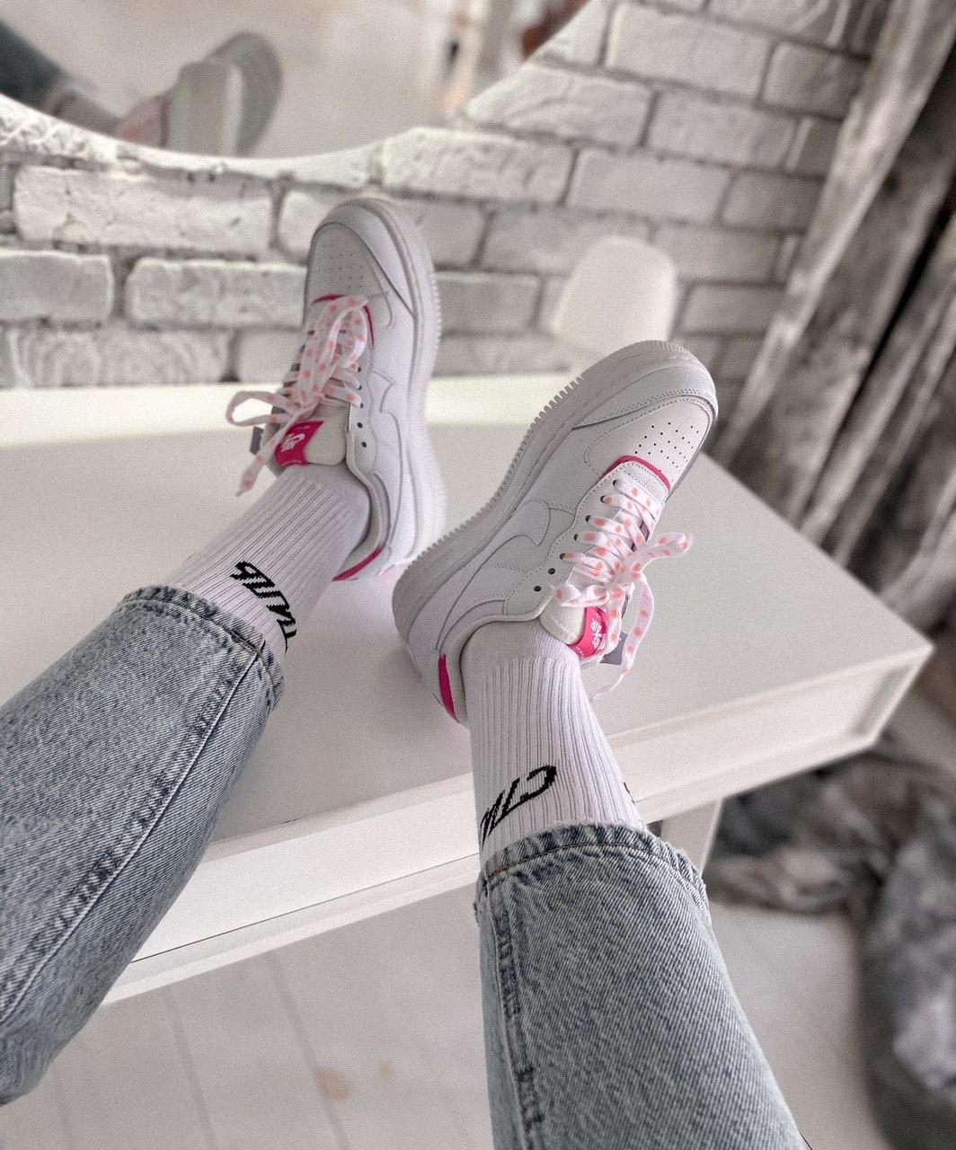 Nike Air Force 1 SHADOW Pink White 3