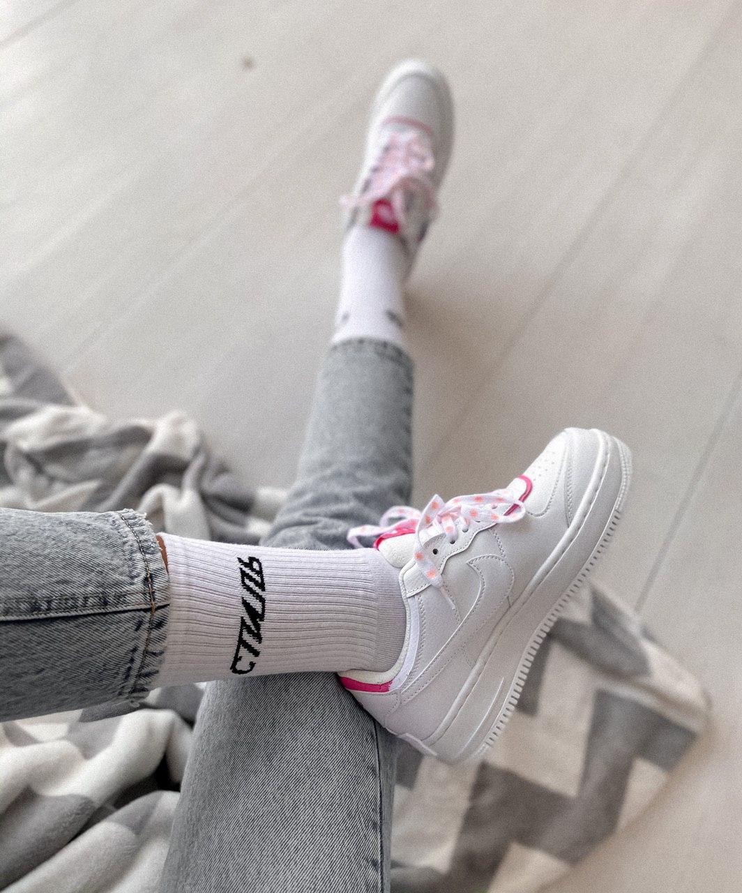 Nike Air Force 1 SHADOW Pink White 3