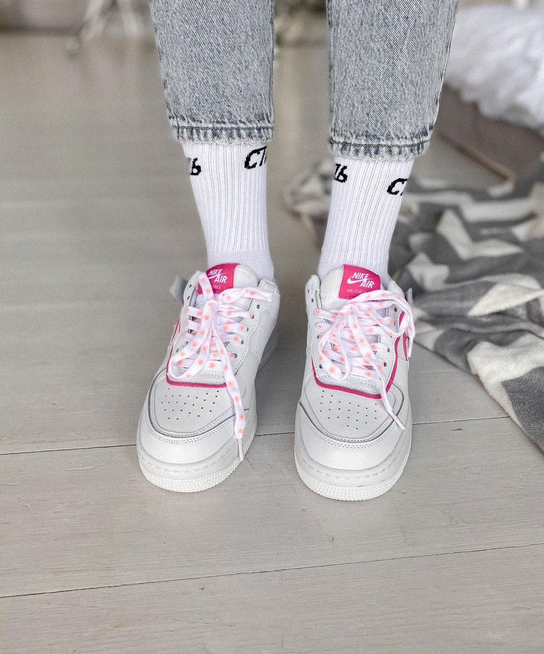 Nike Air Force 1 SHADOW Pink White 3