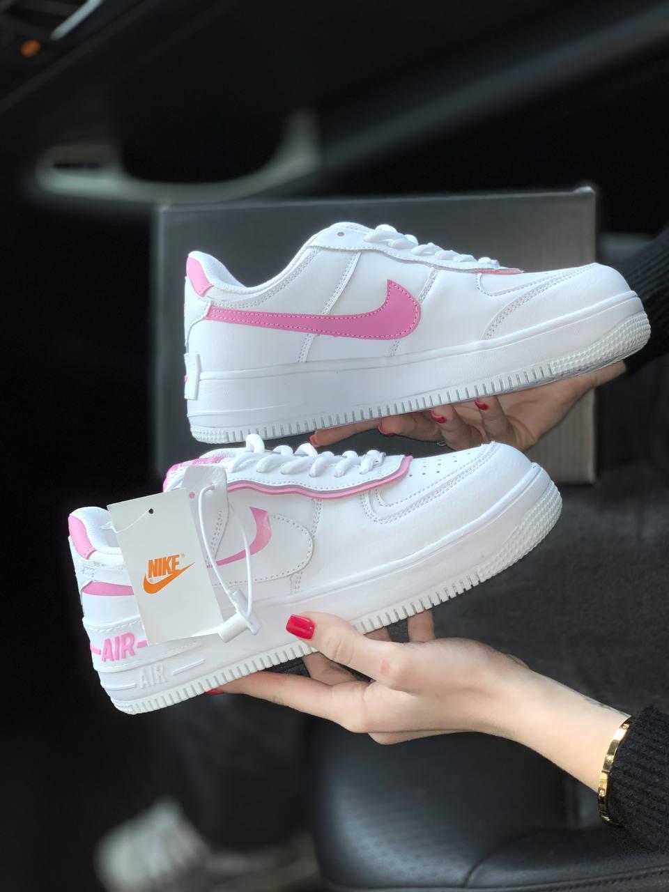 Nike Air Force 1 SHADOW Pink White 3