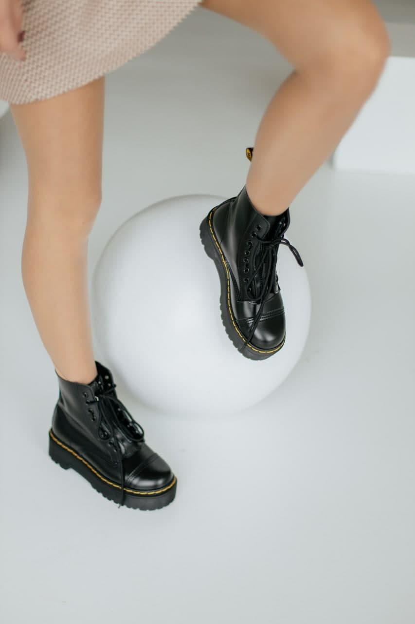 Dr. Martens JADON Black Yellow (Змійка)