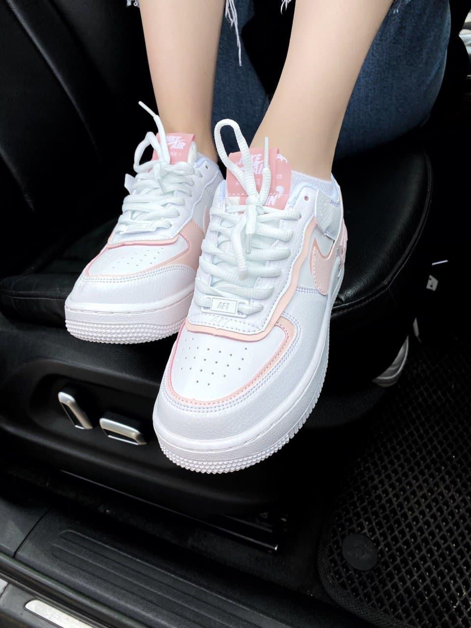 Nike Air Force 1 SHADOW White Pink