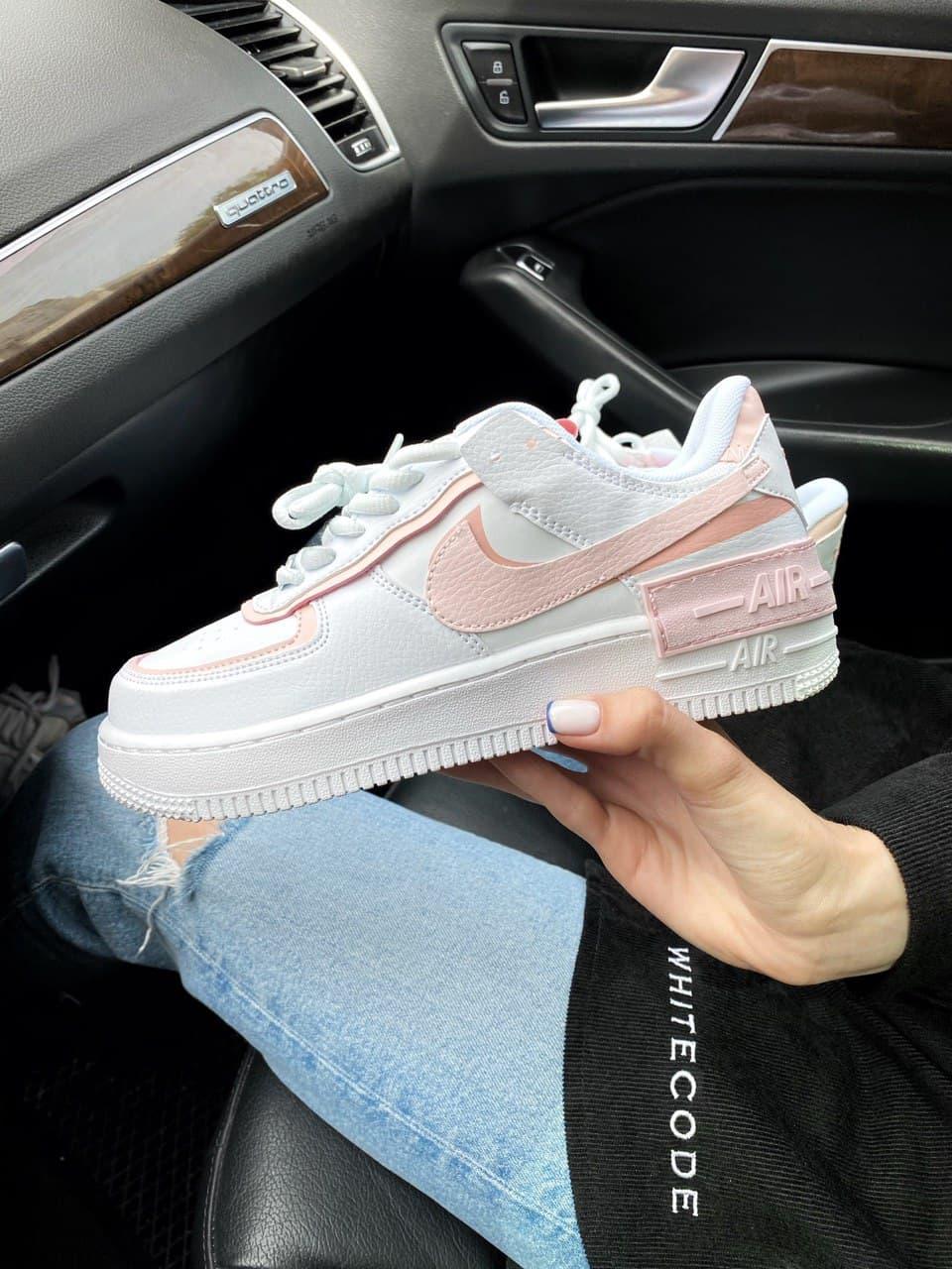 Nike Air Force 1 SHADOW White Pink