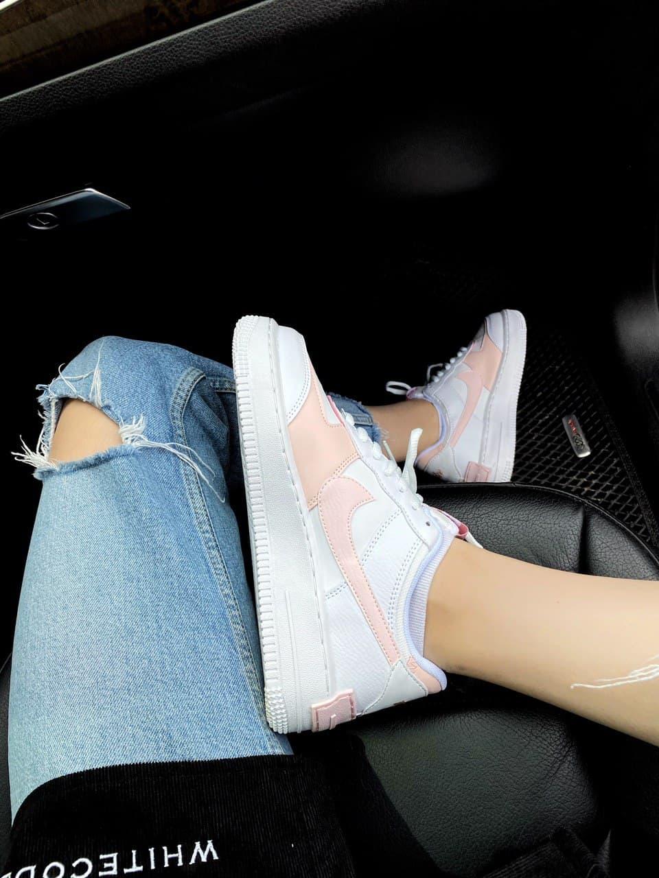 Nike Air Force 1 SHADOW White Pink