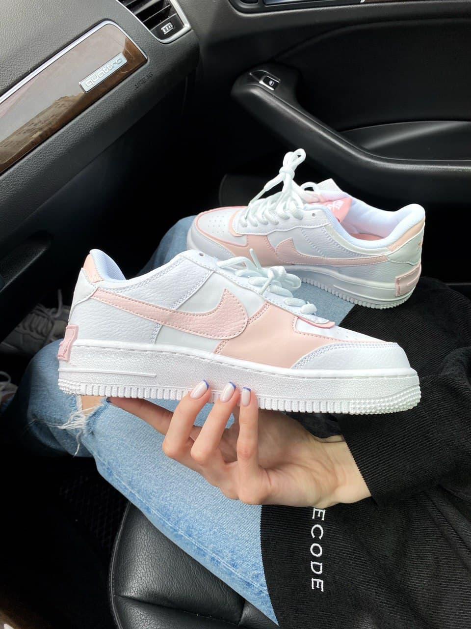 Nike Air Force 1 SHADOW White Pink
