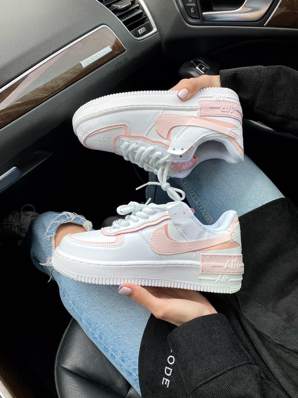 Nike Air Force 1 SHADOW White Pink
