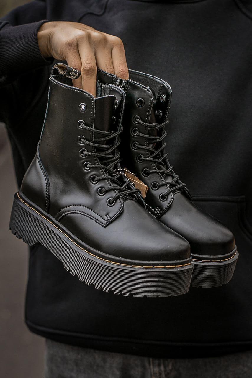 Dr. Martens JADON Black No Logo (Молнія) 1