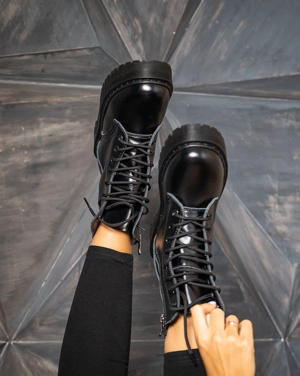 Dr. Martens JADON Black No Logo (Молнія) 2
